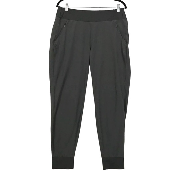 Athleta Pants - Athleta Soho Joggers Womens 14 Wide Waistband Zip Pockets Athletic Stretch